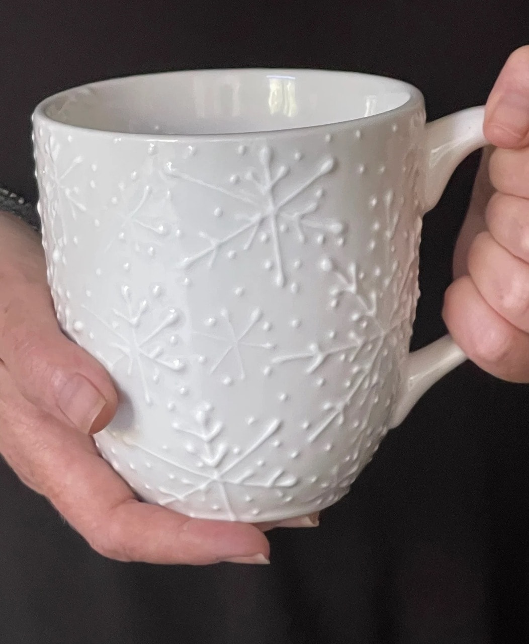 cozy mugs for every season snowflakes