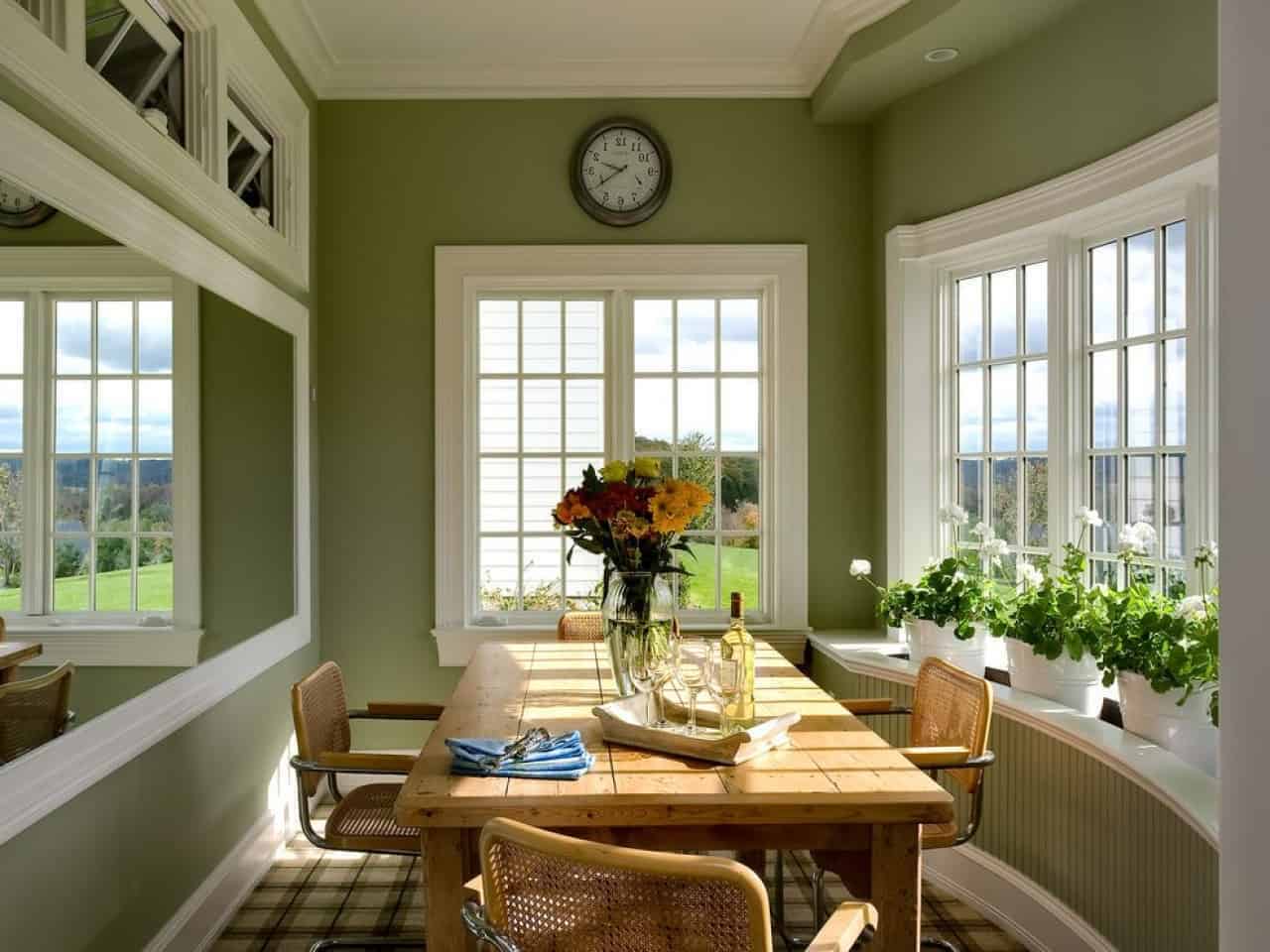 feng shui color psychology interior design green dining room
