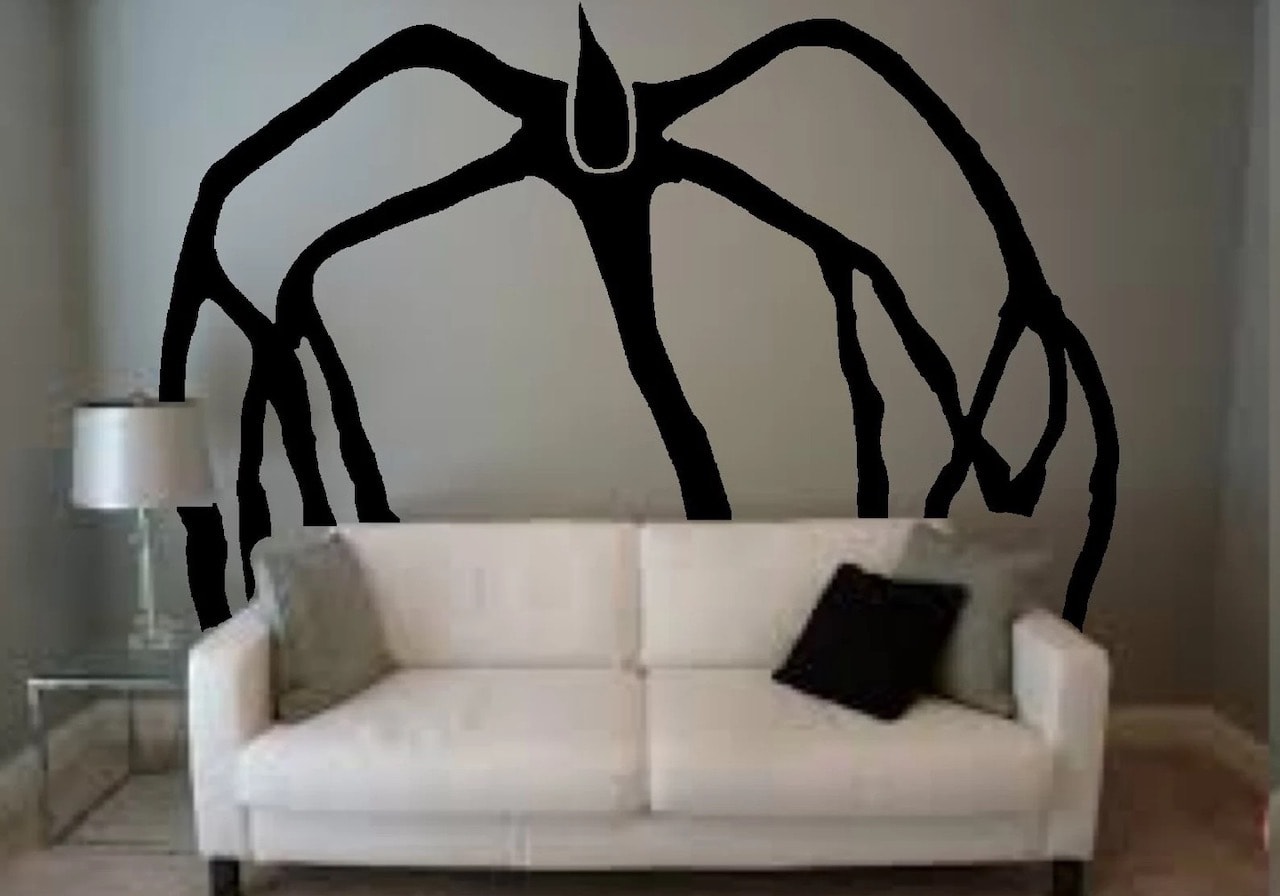 stranger things halloween party theme mind flayer wall decal