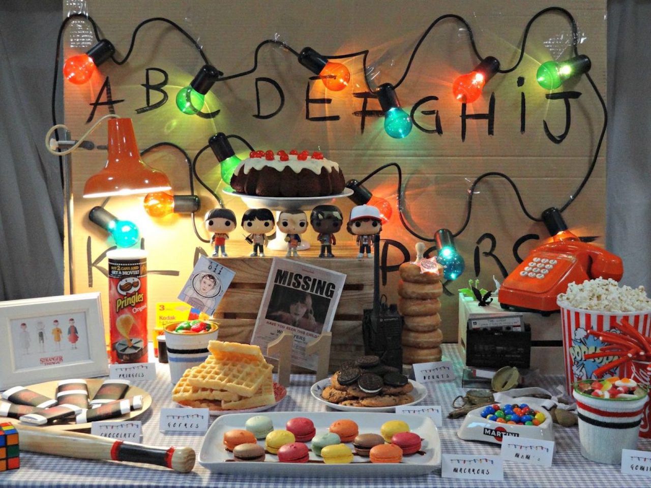 Stranger Things Halloween Party Table