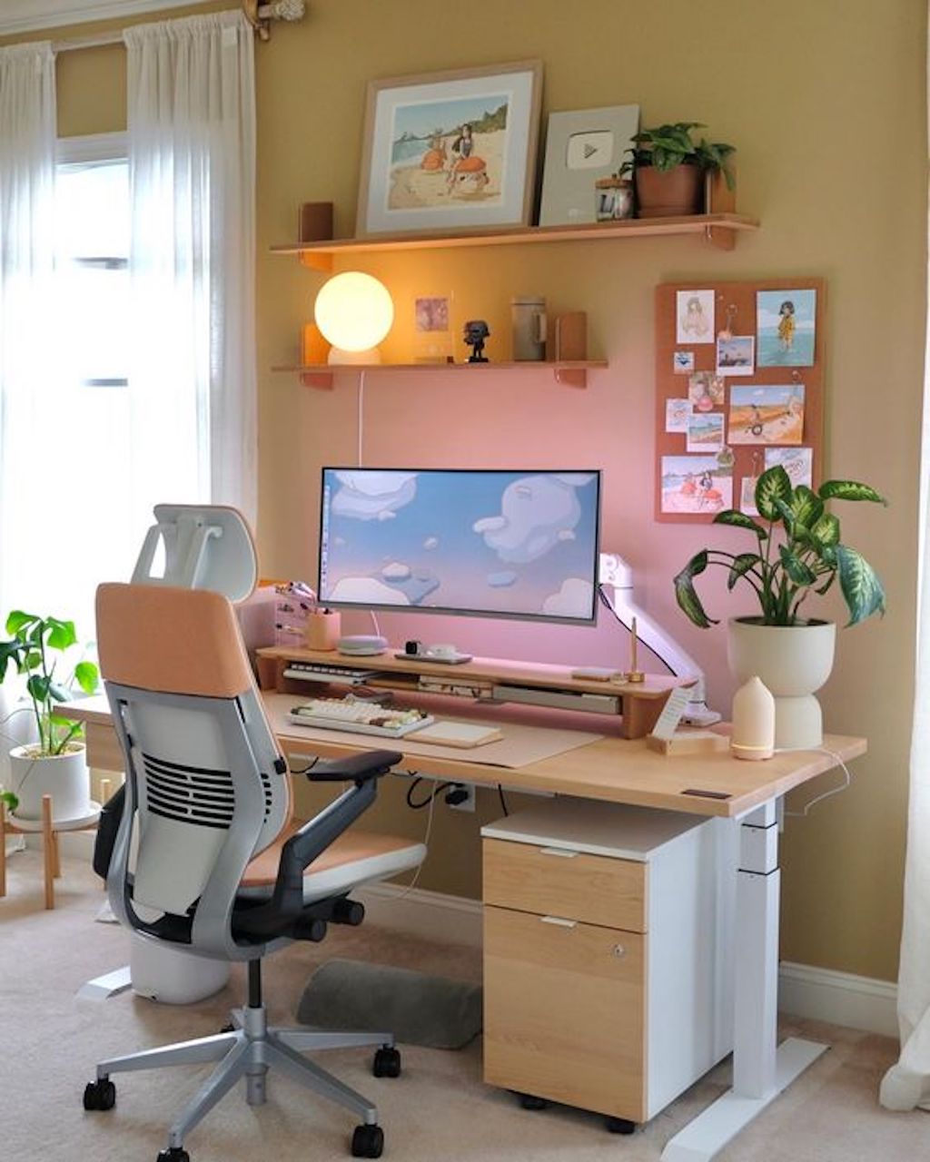 home office ideas cute aesthetic office