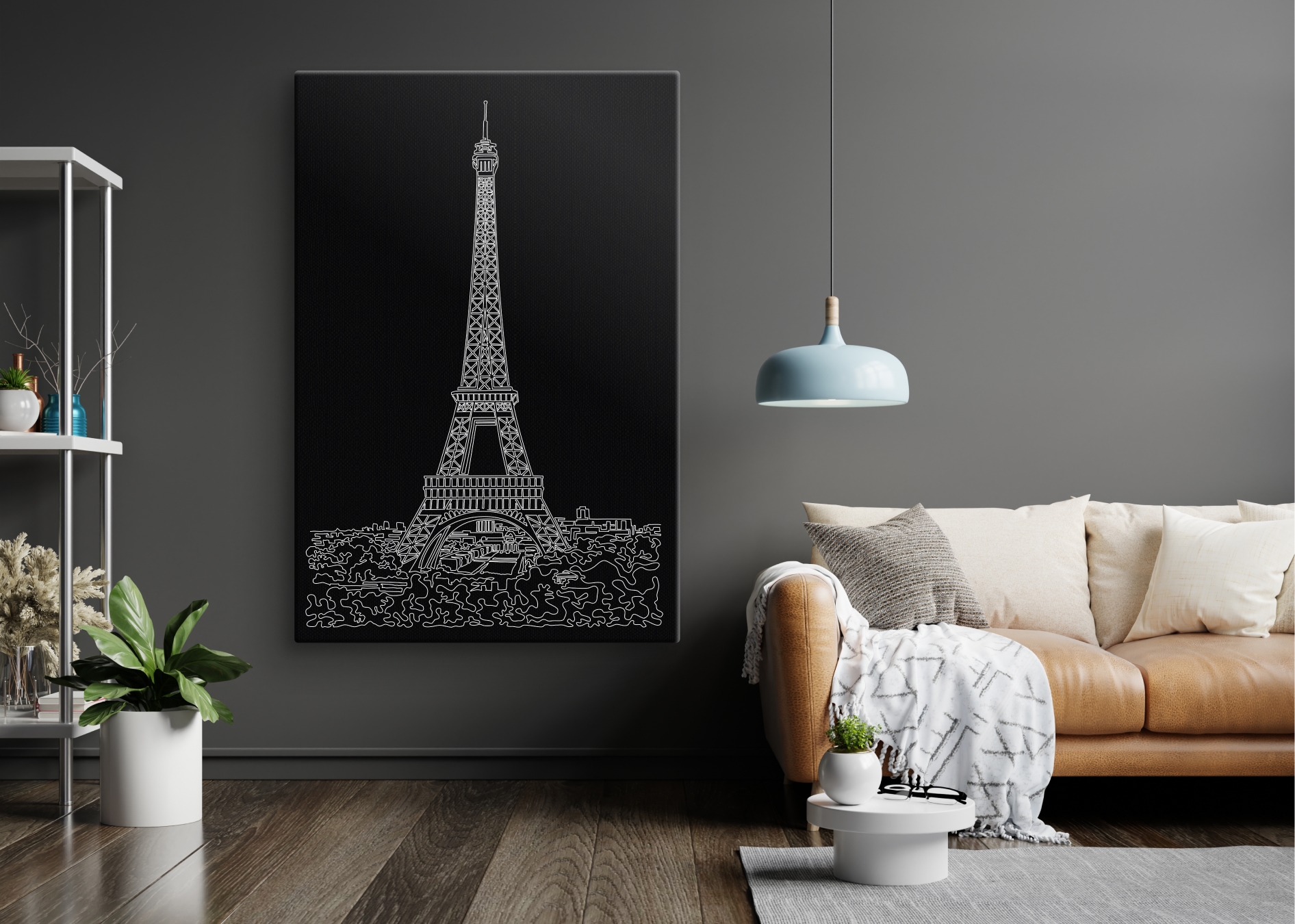 Paris Eiffel Tower Canvas Art - Homepage Cover Image