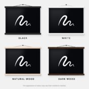 Wood Hanger - Colors - Dark