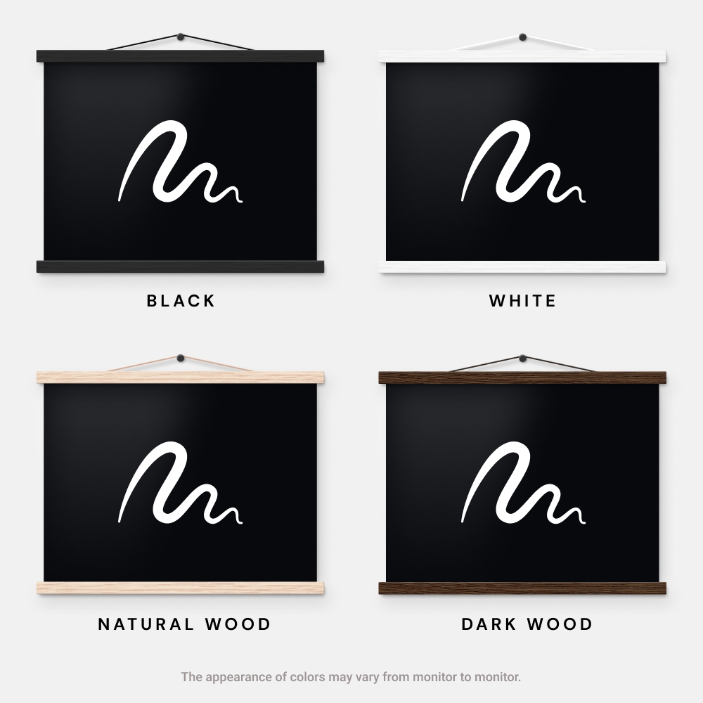 Wood Hanger - Colors - Dark