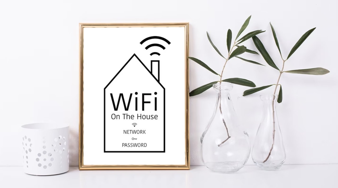 airbnb ideas for more bookings wifi sign