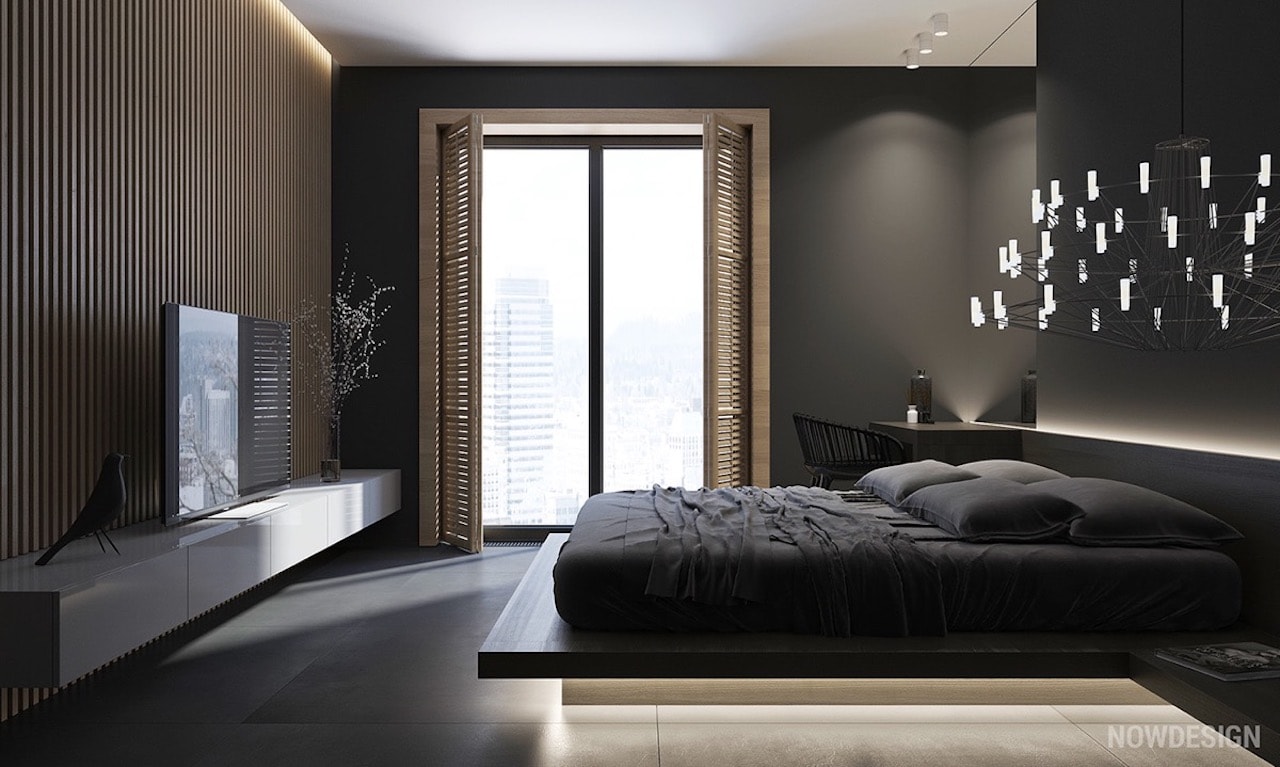 Black Luxury Bedroom Minimalist
