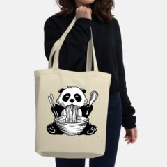 Panda Tote Bag - Oyster - Lifestyle