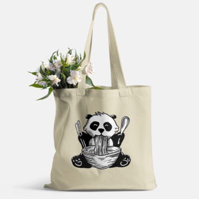 Panda Tote Bag - Oyster - Main