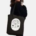 Travel Tote Bag - Ticket to anywhere - Black - Lifestyle