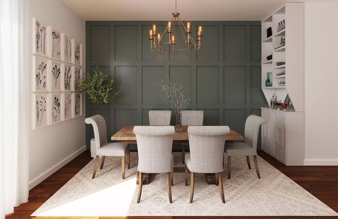 accent-wall-dos-donts_moulding-dining-room