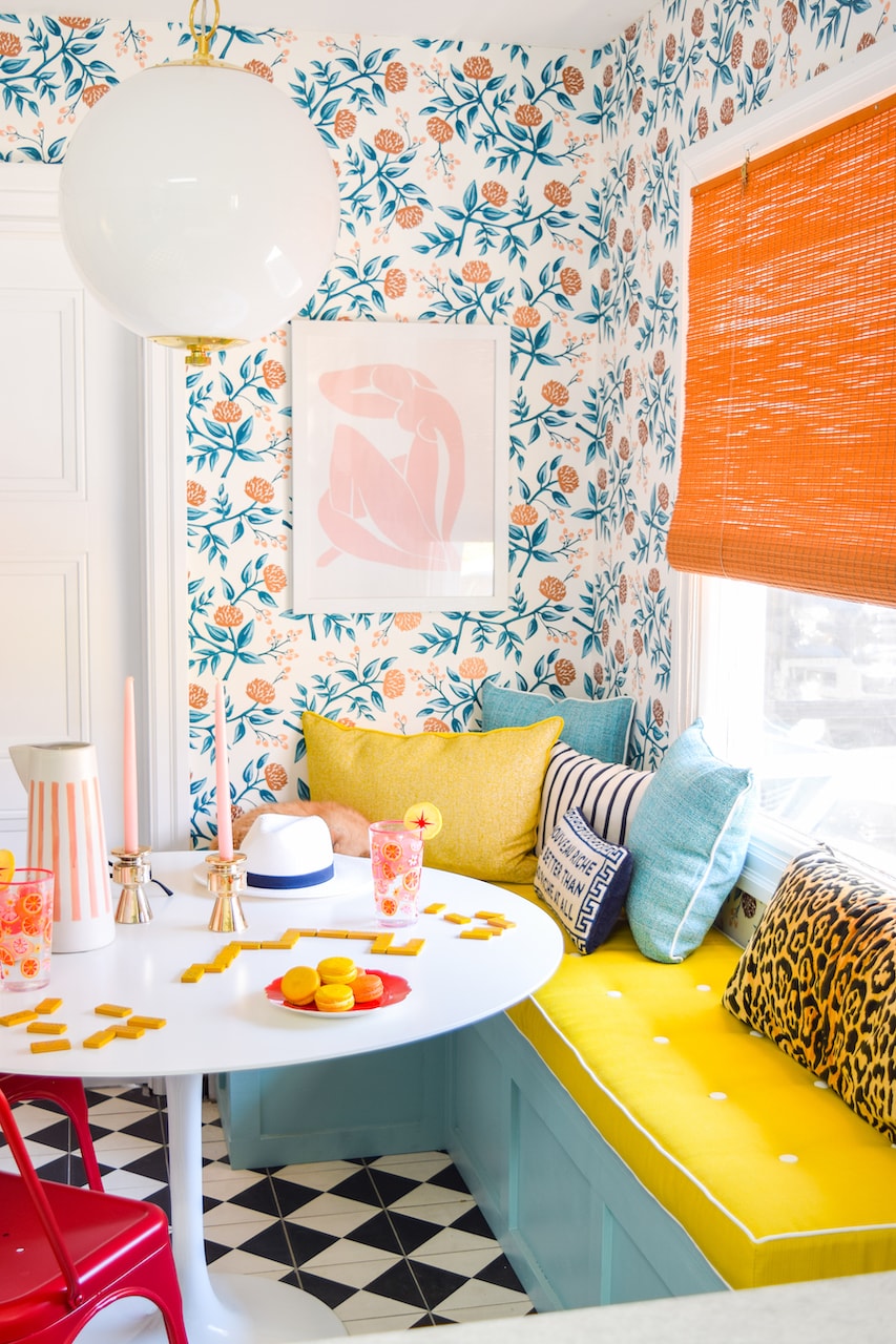 colorful eclectic home decor retro glam kitchen