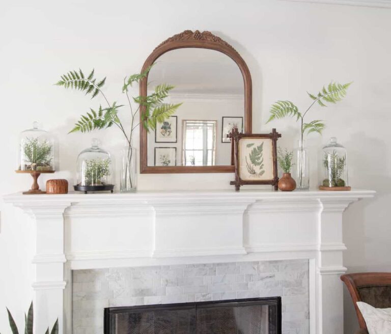 Chic Spring Mantel Decorating Ideas For Minimalist Homes - EverLineArt