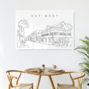 Key West Metal Print - Kitchen - Light