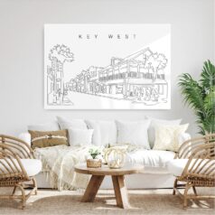 Key West Metal Print - Living Room - Light