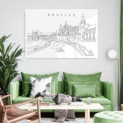 Seville Spain Metal Print - Living Room - Light