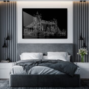 London Tower Bridge Metal Print - Bedroom - Dark