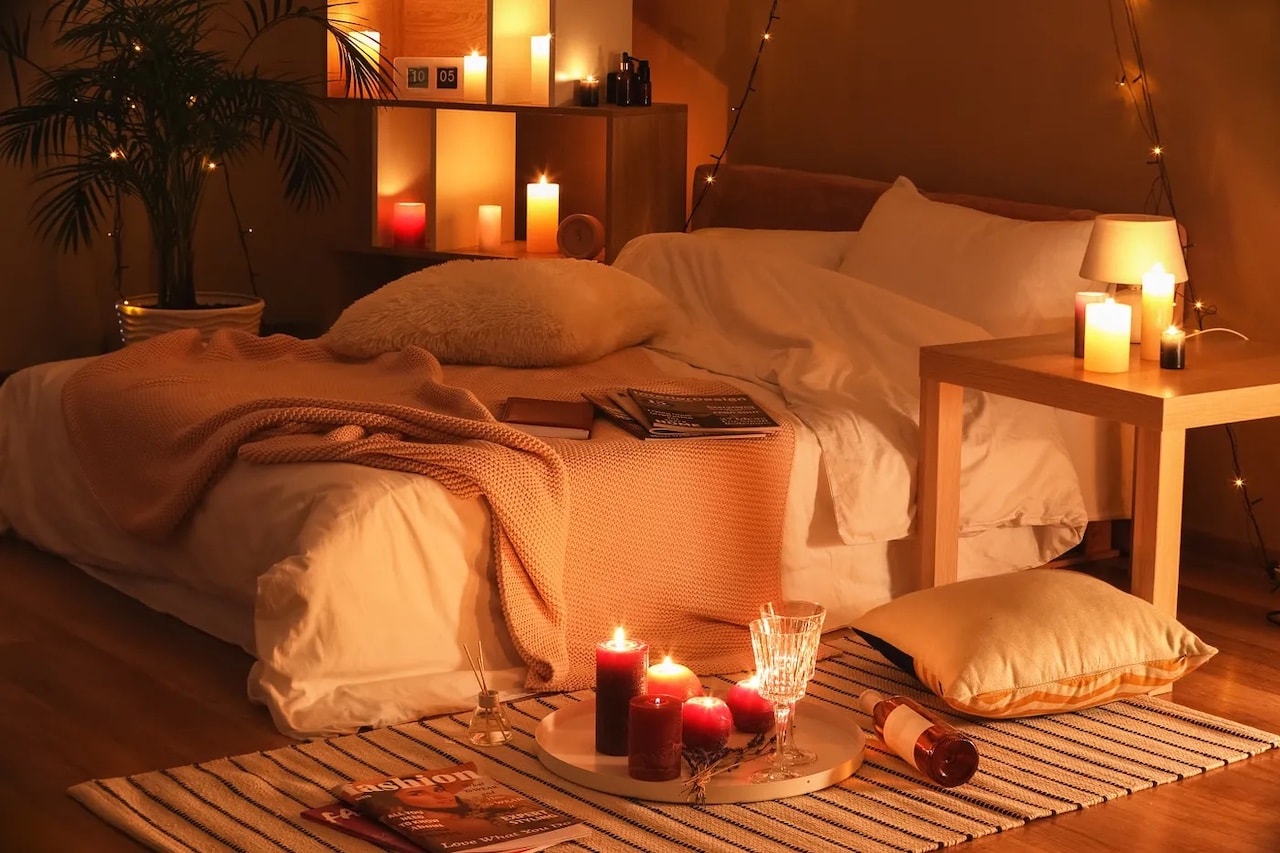 shift energy in your home cozy bedroom lighting