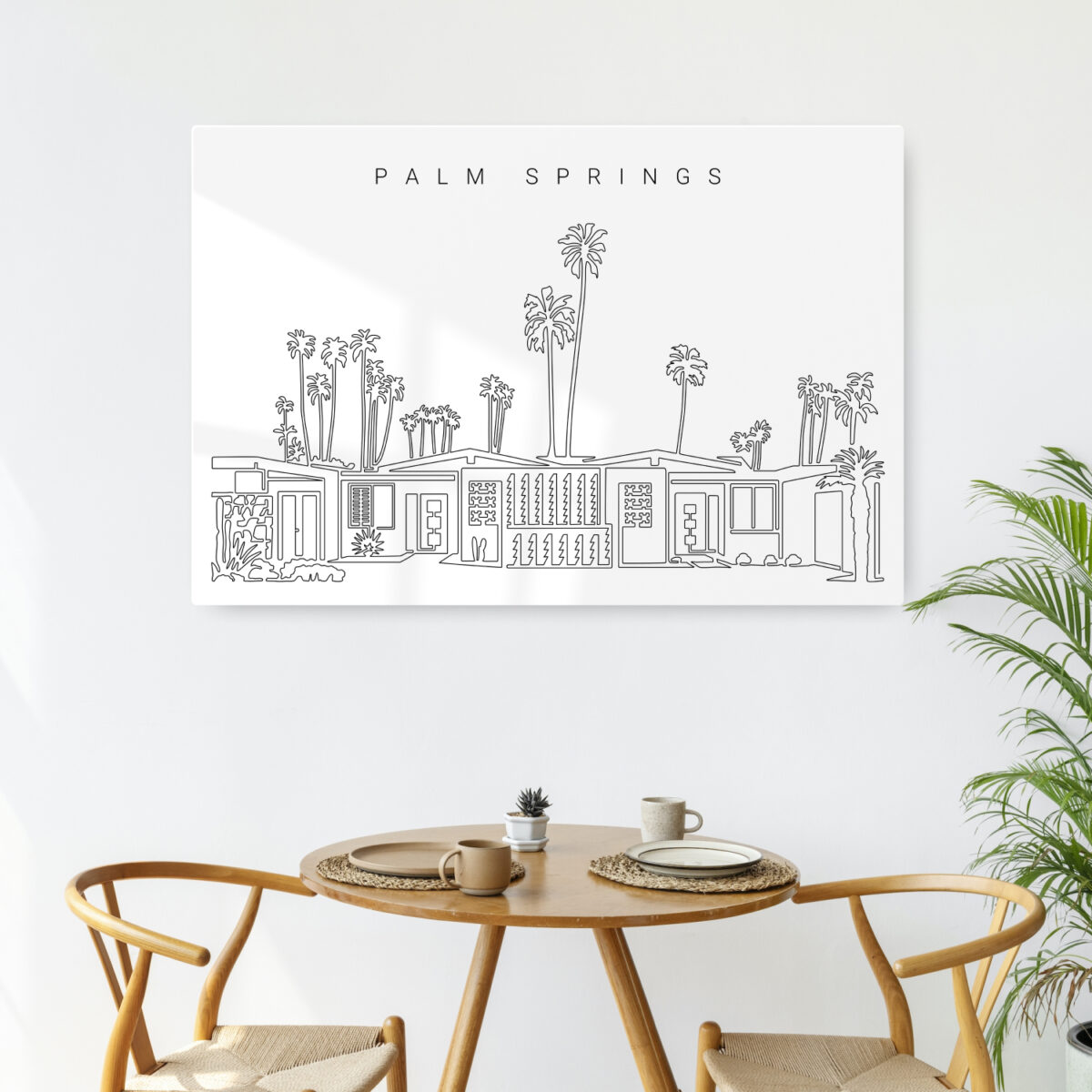 Palm Springs Metal Print - Kitchen - Light