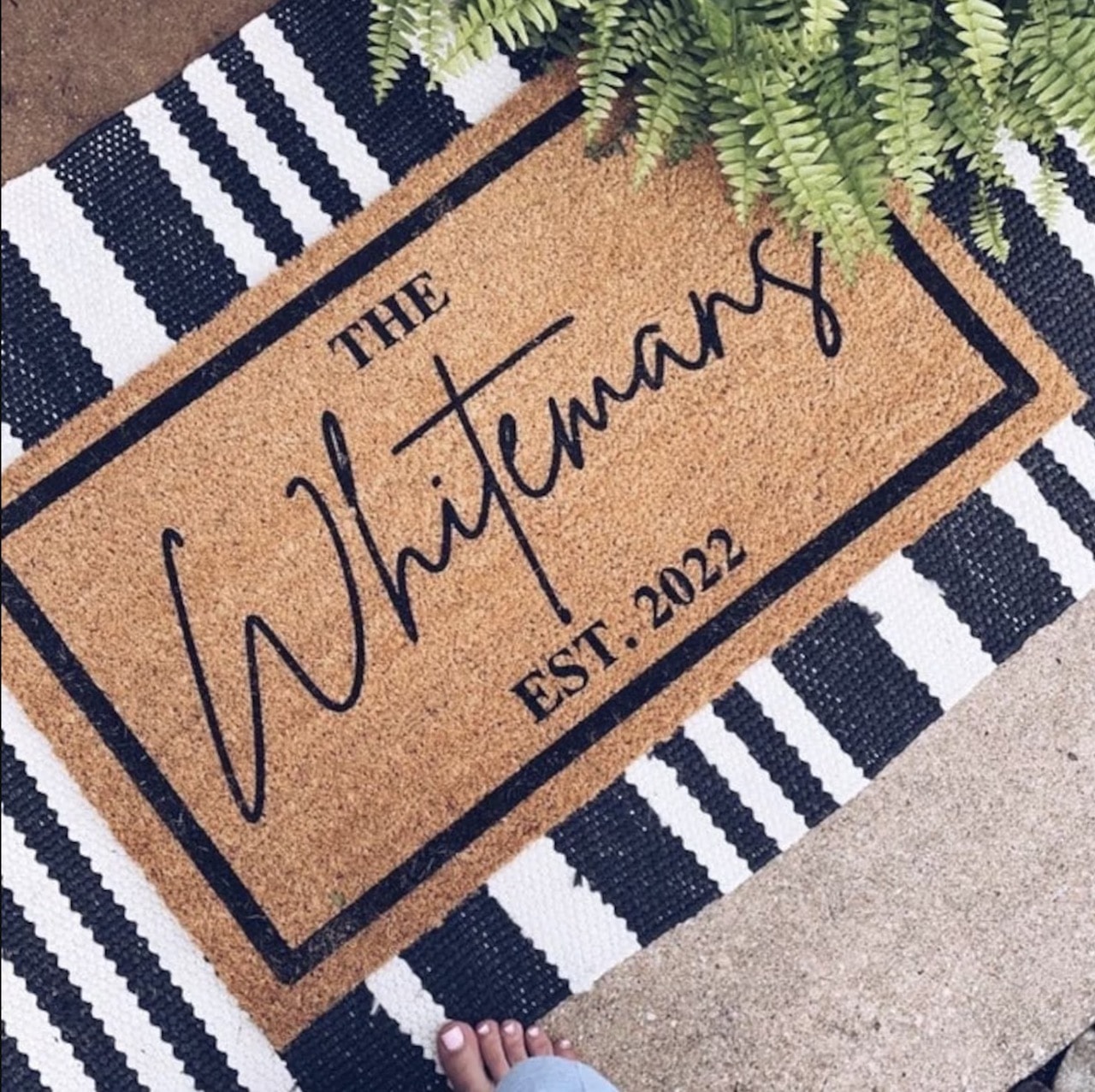 thoughtful housewarming gift ideas personalized welcome door mat
