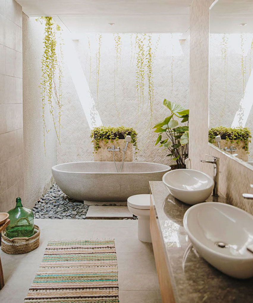 Modern Balinese Style Interior Design Bali Home Decor Bathroom