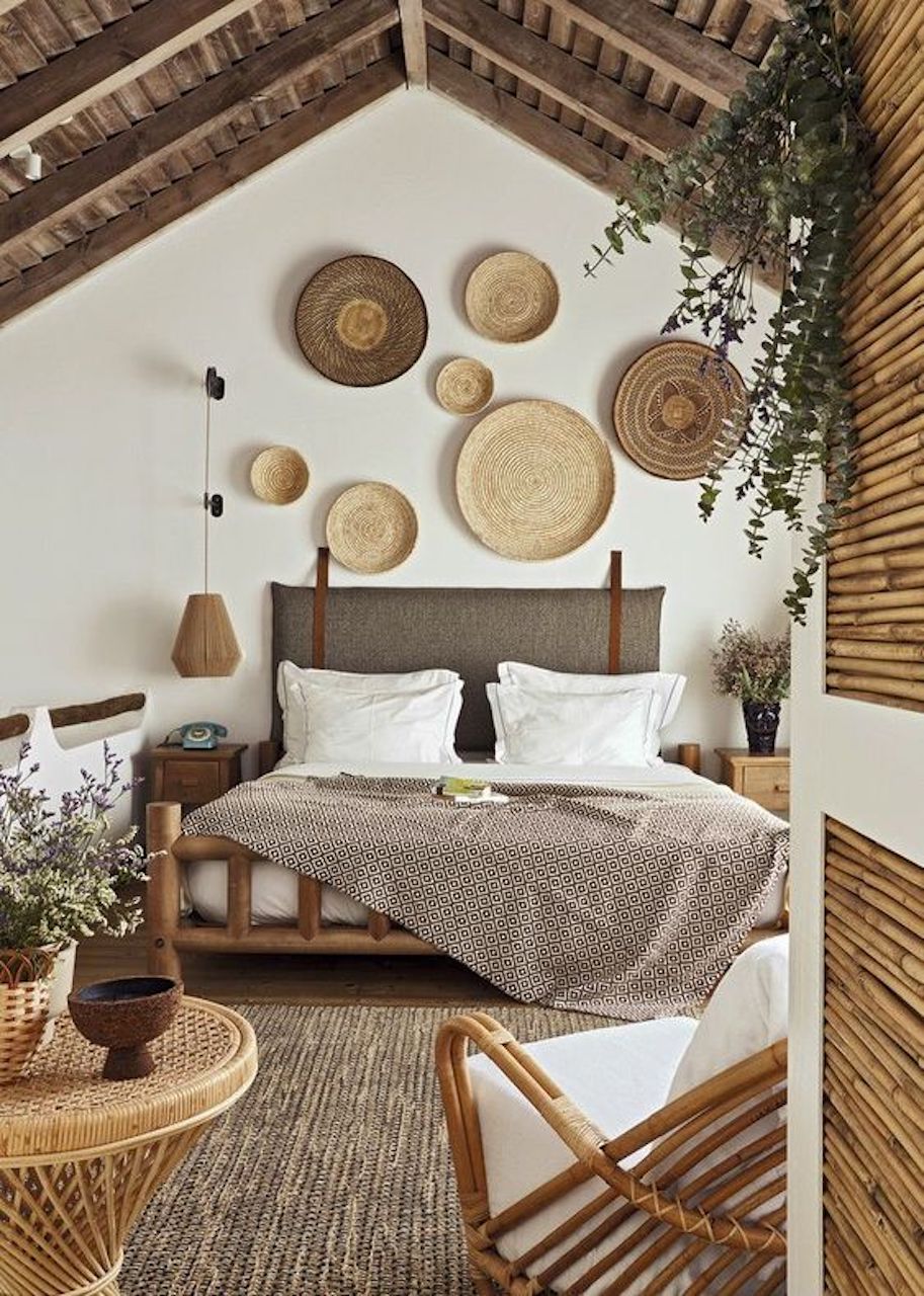 Modern Balinese Style Interior Design Bali Home Decor Bedroom Hanging Baskets