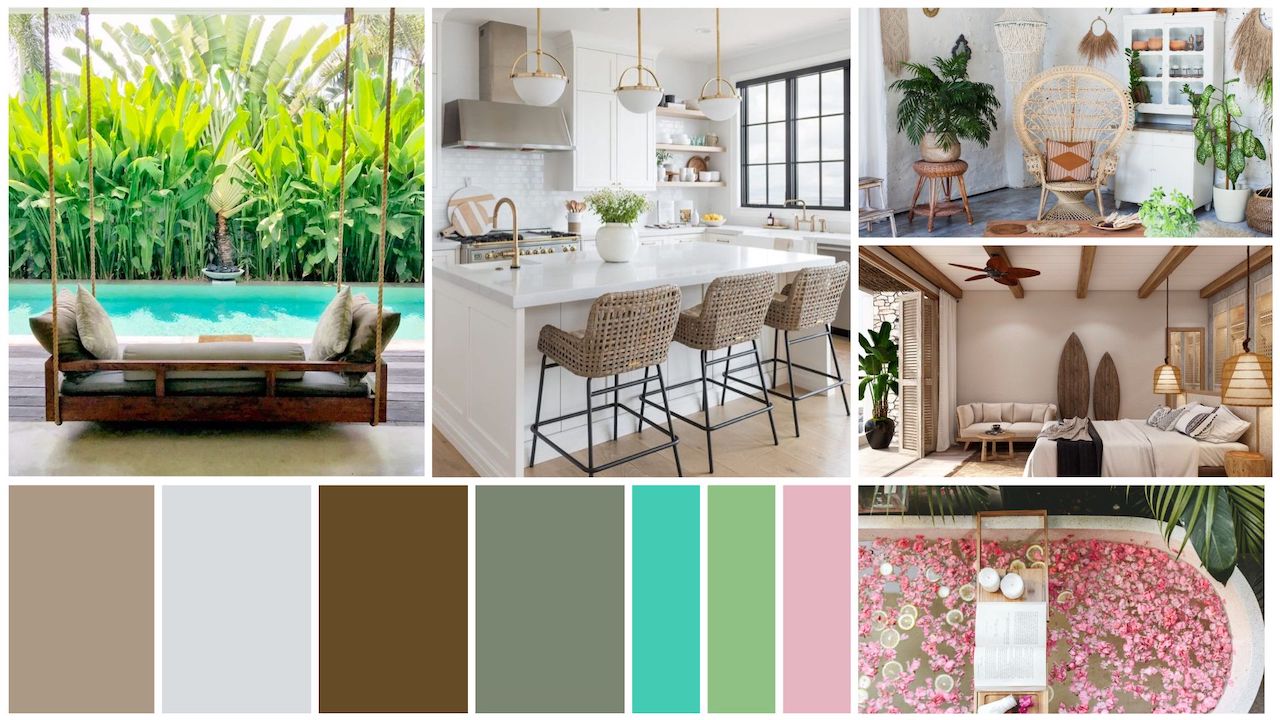 Modern Balinese Style Interior Design Bali Home Decor Color Palette