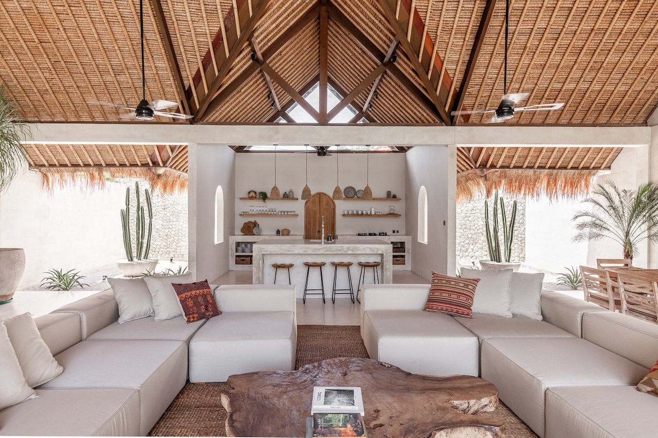 Modern Balinese Style Interior Design Bali Home Decor Neutral Living Room