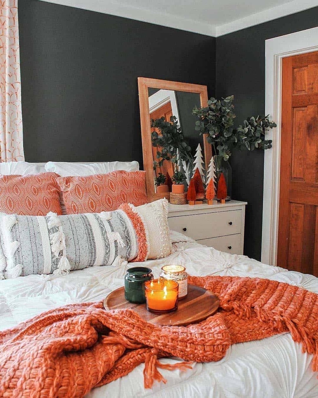 unexpected color combinations interior design home blue orange bedroom
