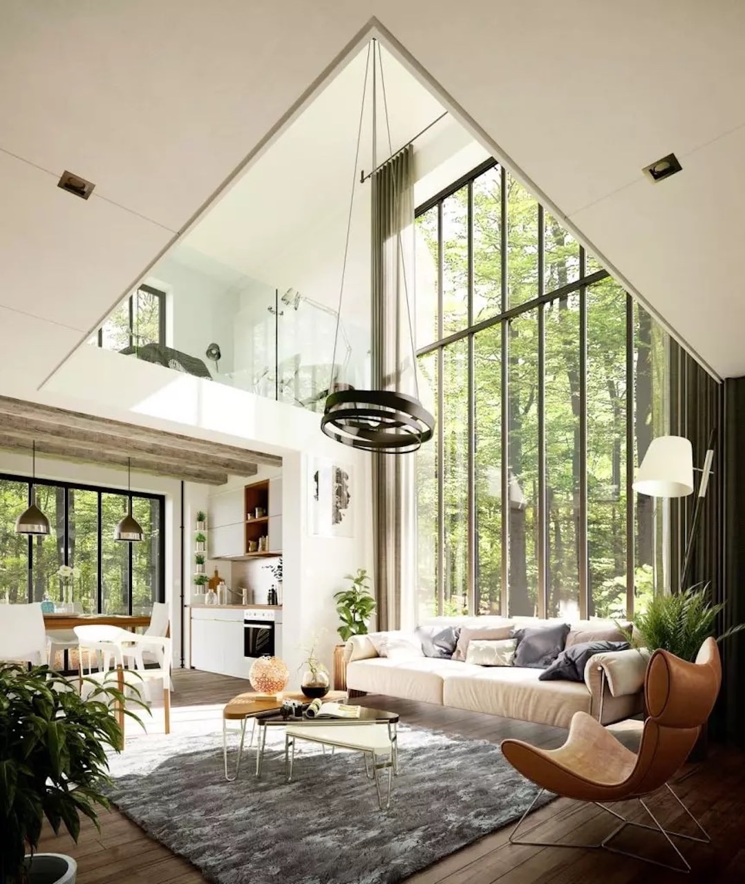 home interior design trends 2024 biophilic home design living room