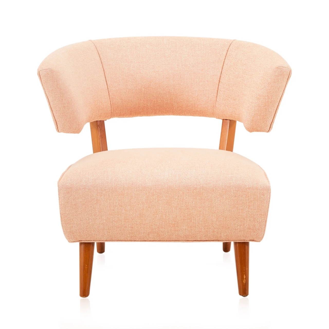 how to design with peach fuzz pantone color of the year 2024 interior design upholstery furniture chair