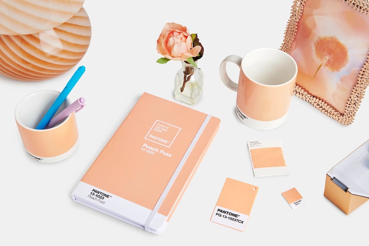 how to design with peach fuzz pantone color of the year 2024 interior design