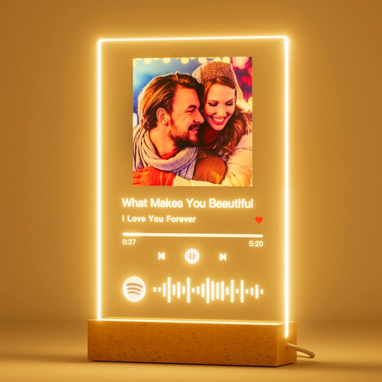 unique valentines day gift ideas spotify song plaque unwrapped