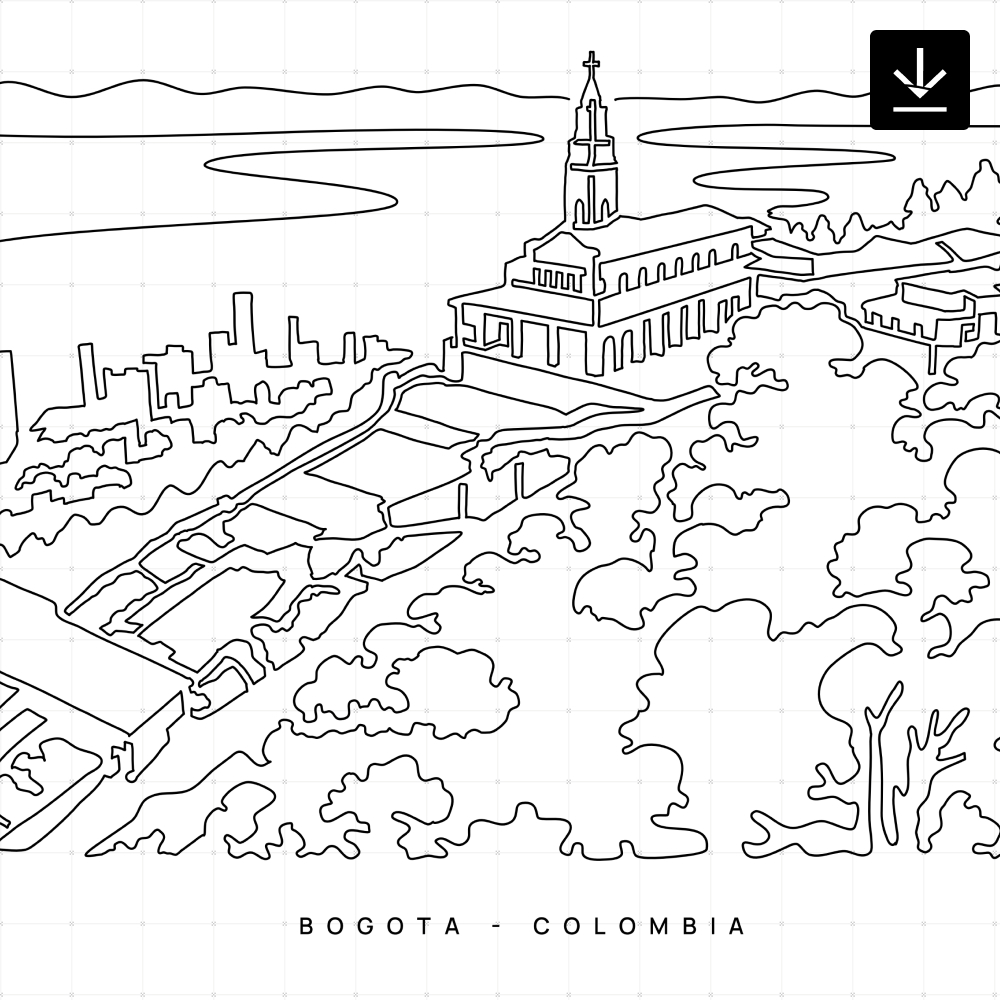 Bogota Colombia SVG - Download