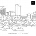 Lexington Skyline SVG - Download