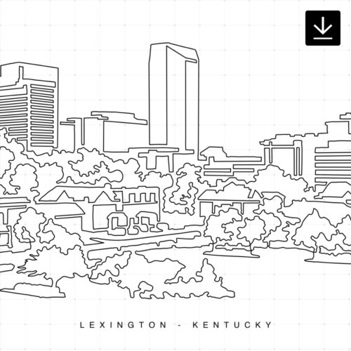 Lexington Skyline SVG - Download