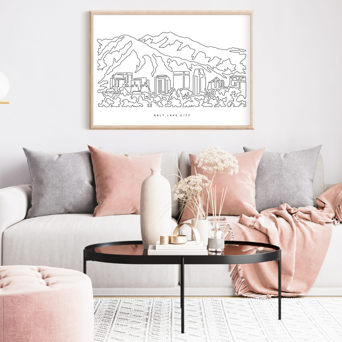 Salt Lake City Poster for Living Room