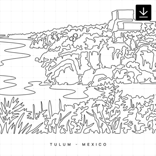 Tulum Mexico SVG - Download