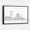 Framed Grand Rapids Canvas Print - Main - Light