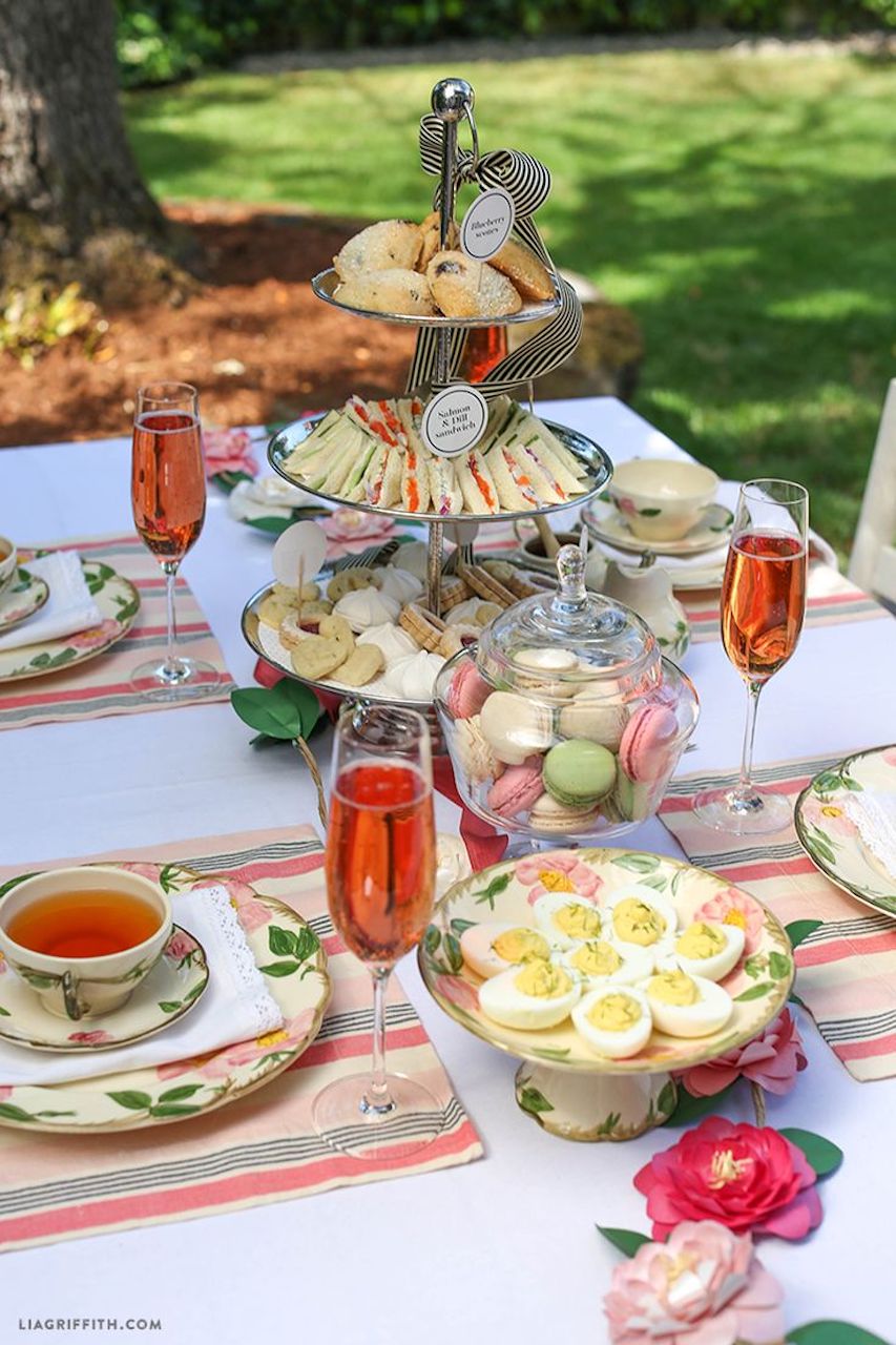 tea party table ideas tablescape garden party