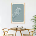The American Way - Coffee Art Print - For Kitchen