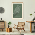 Framed Coffee Wall Art - The German Way - Lounge