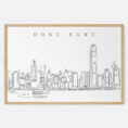 Framed Hong Kong Art print - Landscape - Main