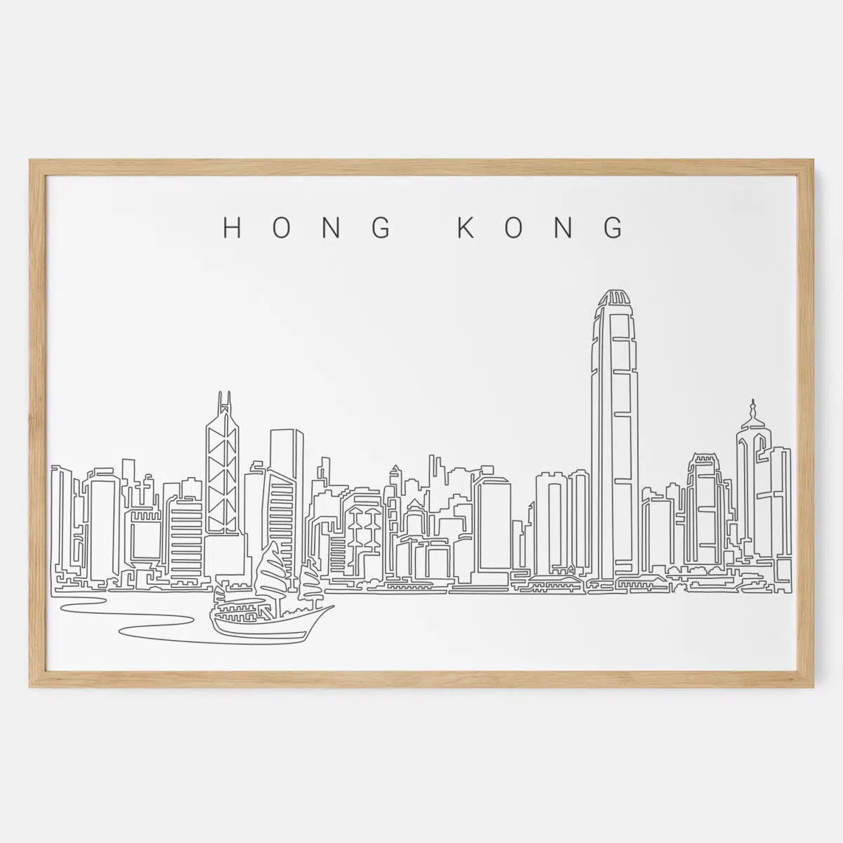 Framed Hong Kong Art print - Landscape - Main