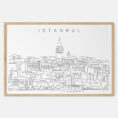 Framed Istanbul Art print - Landscape - Main