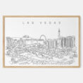 Framed Las Vegas Art print - Landscape - Main