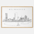 Framed Milwaukee Art print - Landscape - Main