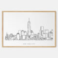 Framed New York City Art print - Landscape - Main