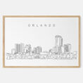 Framed Orlando Art print - Landscape - Main