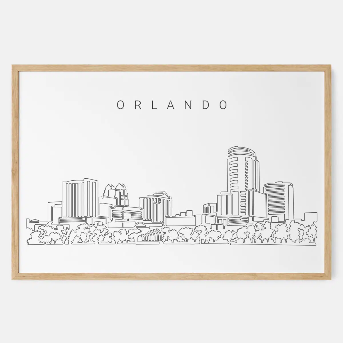 Framed Orlando Art print - Landscape - Main