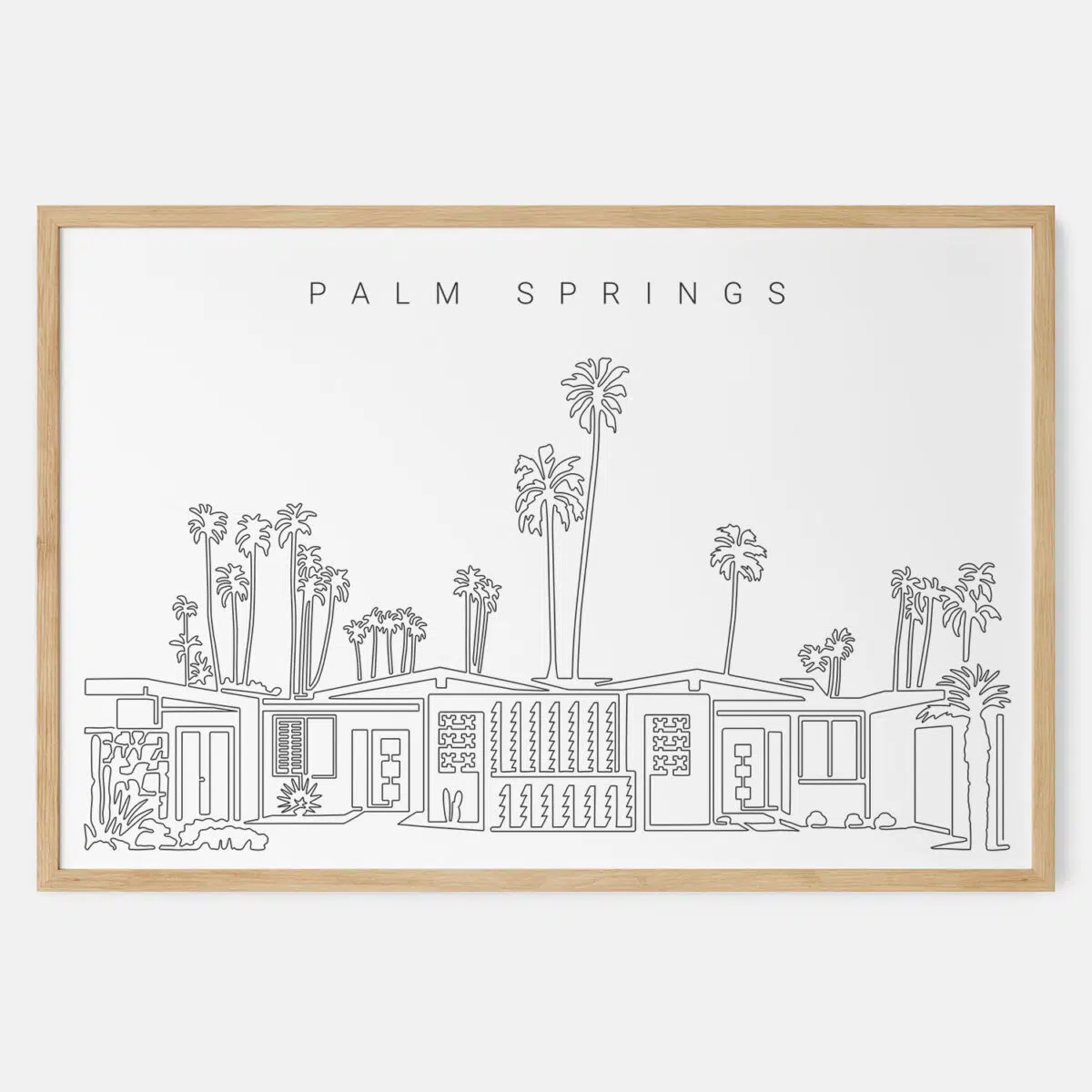 Framed Palm Springs Art print - Landscape - Main